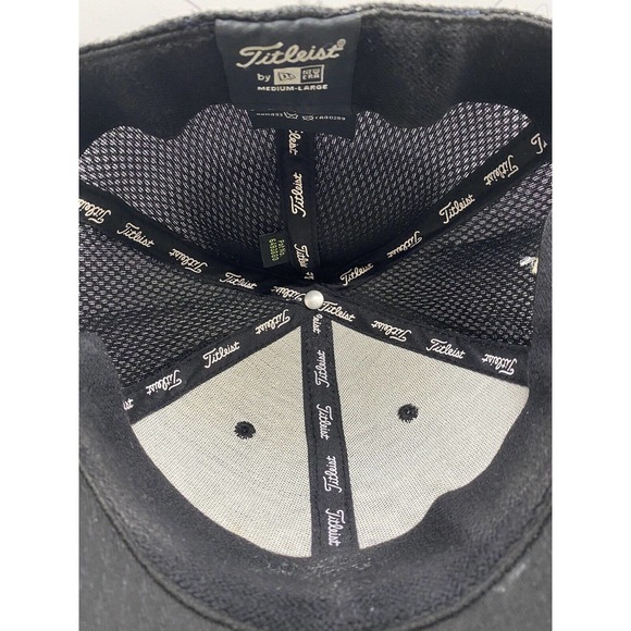 Titleist Pro V1 Tour Hat FJ Golf Black Baseball Cap One Size Medium/Large - Picture 8 of 8